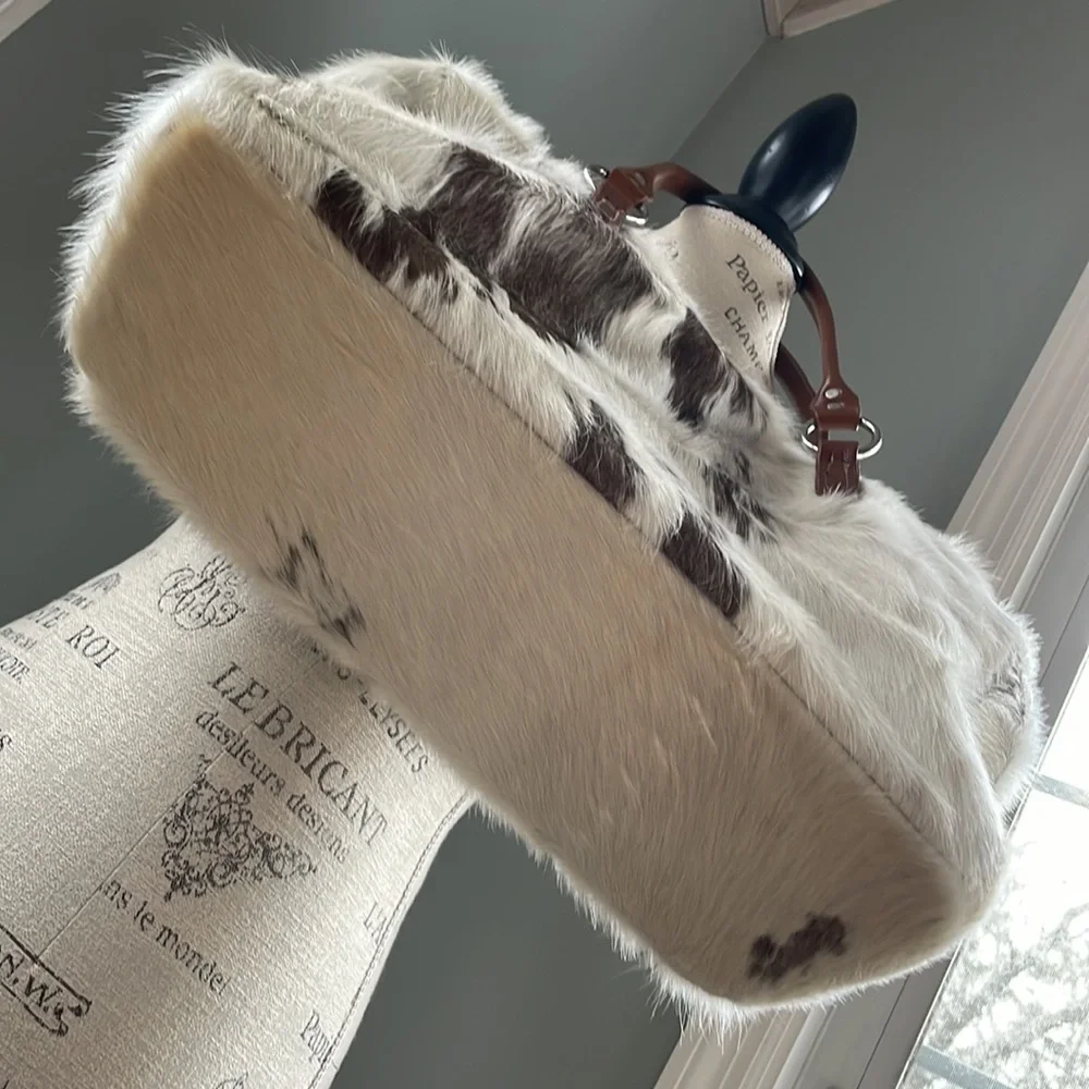 Cowhide‎ weekender bag tote, duffle